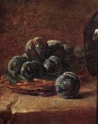 Jean Baptiste Simeon Chardin Details of Still life with plums Norge oil painting reproduction